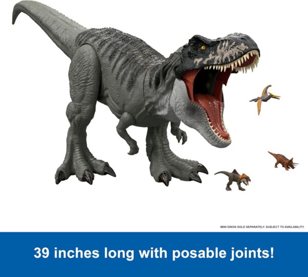 81FovdLrcgL._AC_SL1500_ Jurassic World Rebirth Super Colossal Tyrannosaurus Rex