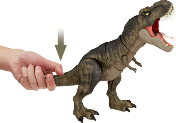 8l (1) Jurassic World Dominion Thrash ‘N Devour Tyrannosaurus Rex ฟิกเกอร์ไดโนเสาร์ จูราสสิคเวิลด์ ไดโนเสาร์ทีเร็กซ์ HDY55