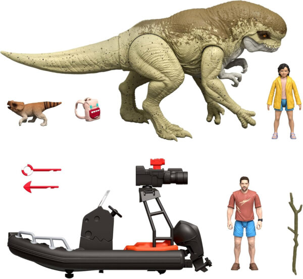 JurassicWorldRebirthDistortusRexIslandEscapeSet2 Jurassic World Rebirth Distortus Rex Island Escape Set