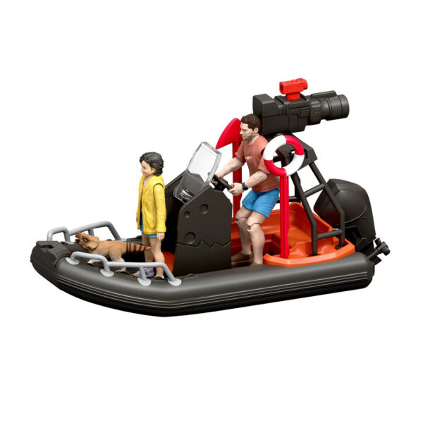 JurassicWorldRebirthDistortusRexIslandEscapeSetBoxBoat Jurassic World Rebirth Distortus Rex Island Escape Set