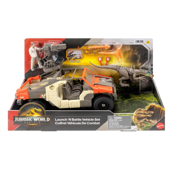 JurassicWorldRebirthLaunchNBattleVehicle1 Jurassic World Rebirth Launch ‘N Battle Vehicle Playset