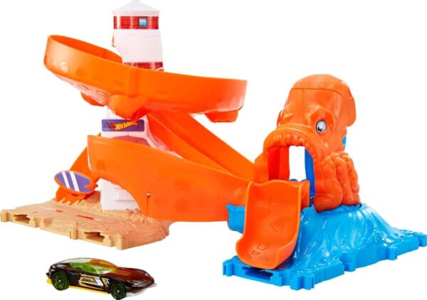 61Hz+Akg2kL._AC_SL1500_ Hot Wheels City Octopus Invasion Attack Vehicle Playset