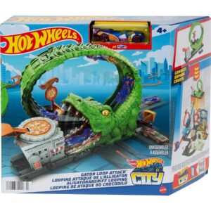 Slide1 Hot Wheels City Gator Loop Attack